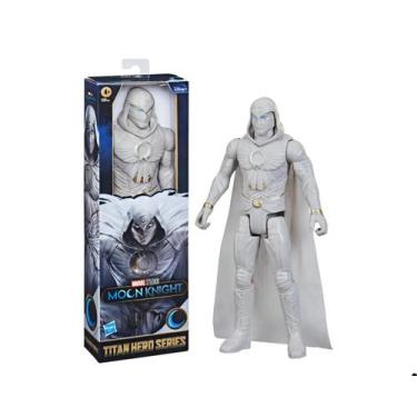 Imagem de Boneco marvel titan hero series moon knight - Hasbro, Cinza