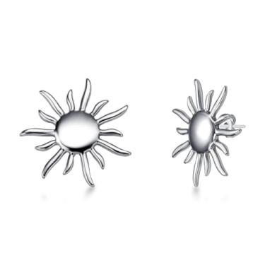 Imagem de Couti, Brinco Sol Clássico Atemporal Aço Inox Hipoalérgico+Garantia