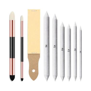 Imagem de 9 Peças De Esponjas De Desenho Laváveis E Reutilizáveis E Lixa Para Ap