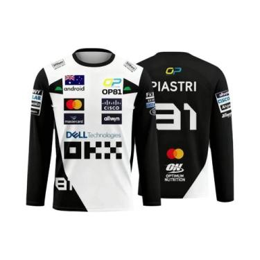 Imagem de Camiseta De Manga Longa Estilo Racing Lando Norris NO.4 2025 Respiráve