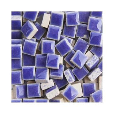 Imagem de Azulejos De Cerâmica DIY Coloridos 100g Ornamentos De Espelho De Vidro