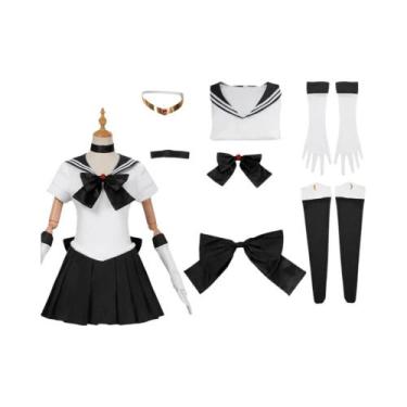 Imagem de Fantasia De Cosplay De Anime Sailor Moon Amarela, Vestido Uniforme De 