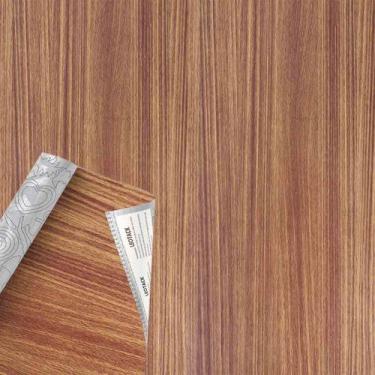 Imagem de Papel Parede Plástico Adesivo Madeira Peroba Rosa 5m X 45cm - Leotack,