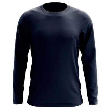 Imagem de Camiseta manga longa dry-fit proteção UV50+ - JP confecções , Preto, P