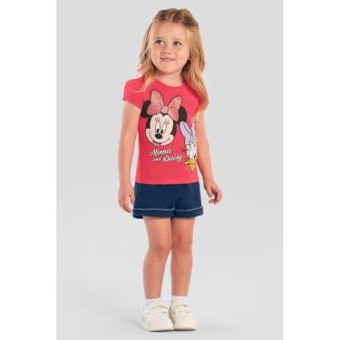 Imagem de Blusa infantil menina da Minnie Mouse com glitter Brandili