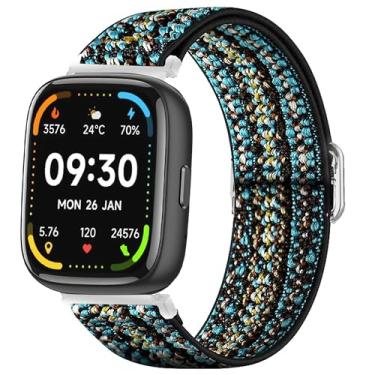 Imagem de Compatível com pulseiras de smartwatch Faweio, pulseira de reposição ajustável de nylon elástico Lamshaw para homens e mulheres, compatível com Faweio IDW13/IDW16/IDW17/IDW19/IDW21/IDW26/Smartwatch