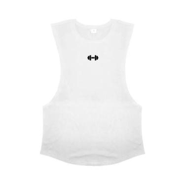 Imagem de Camiseta Regata Masculina De Algodão Respirável Para Treino Na Academi