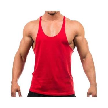 Imagem de Camiseta Regata Masculina De Algodão Para Fitness, Treino E Musculação