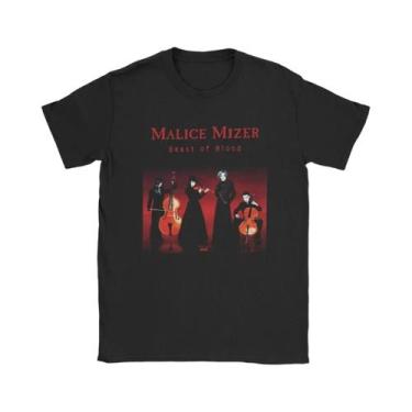 Imagem de Camisetas Vintage De Músico De Rock Malice Mizer, Camiseta De Gola Red