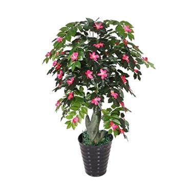Imagem de Plantas falsas, planta artificial, 170 cm, azaléia, árvore artificial, bonsai, decoração de interiores, flores falsas, plantas de plástico, plantas falsas, vegetação, plantas artificiais internas e