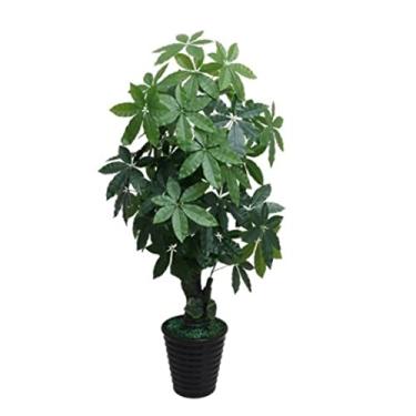 Imagem de SLGGPJBU Plantas falsas planta artificial árvore da sorte artificial jardim simulação planta bonsai árvore falsa para decoração de sala de estar presente de inauguração de casa plantas artificiais