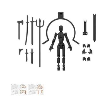 Imagem de Boneco Robô Magnético De 13 Polegadas Com Impressão 3D, Articulado E M