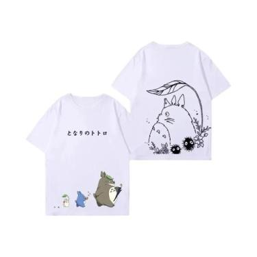 Imagem de Camiseta Infantil De Algodão Com Estampa Do Anime Totoro De Hayao Miya