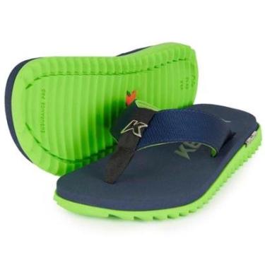 Imagem de Sandália Kenner Kivah Masculina - Azul e Verde - 44/45-Masculino