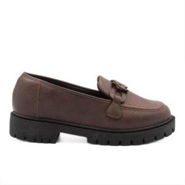 Imagem de Mocassim Zatta Tratorado Adriana Marrom Marrom 34-Feminino