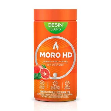 Imagem de Moro HD Desin Caps Laranja Moro e Cromo com Café Verde 60 Cápsulas - D