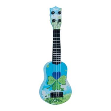 Imagem de Luwecf Ukulele de Brinquedo Infantil com 4 Cordas, Formato de Coração, Oco, Brinquedo Musical Educativo para Crianças em Idade Pré-escolar, Iniciantes E Bebê, Style B, Tamanho real