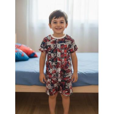 Imagem de Pijama SuperHerói Homem Aranha Infantil Menino - VELOUR PIJAMAS, Verme