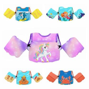 Imagem de Boia Colete SalvaVidas Infantil Flutuador Não Fura Até 25kg Kids Segur