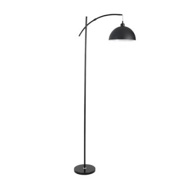 Imagem de Feijidengshi Luminária de chão moderna para sala de estar, luminária de chão elegante com 3 lâmpadas de LED reguláveis de temperatura de cor, lâmpada pequena alta de 152 cm, lâmpada de arco para