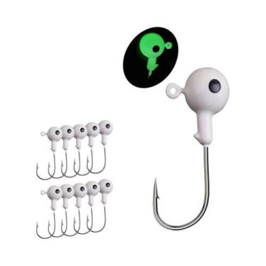 Imagem de 10 Peças De Anzóis Jig Head Para Pesca Com Iscas Artificiais Macias, I