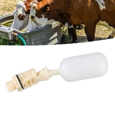 Imagem de Válvula de esfera flutuante ABS, válvula para tigela automática de água potável com braço ajustável G1/2 rosca macho fazenda pecuária aquário filtro hidropônico nan jardinagem