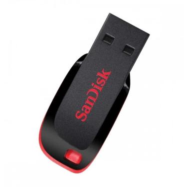 Imagem de Pen Drive 64GB Blade Black Red - Sandisk