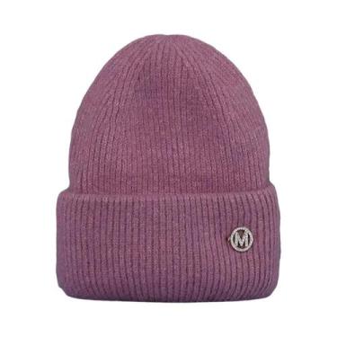 Imagem de Chapéu De Inverno Feminino, Gorro Quente De Pele De Coelho Real, Gorro