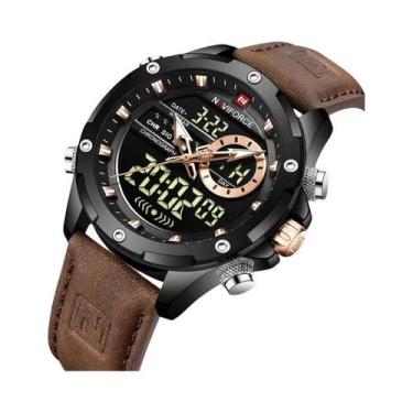 Imagem de Relógio De Quartzo Masculino De Luxo À Prova D'água NAVIFORCE Relógio 