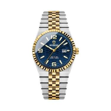 Imagem de Relógio De Quartzo Masculino À Prova d'Água BINBOIND 8181, Estilo Casu