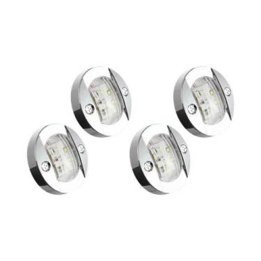 Imagem de Luz LED Marinha Redonda De 3 Polegadas 12V Para Barco, Luz De Popa, Ân