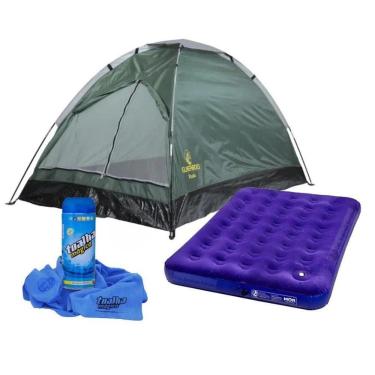 Imagem de Barraca Iglu 3 Koala Guepardo+Colchão Casal+Toalha Mágica