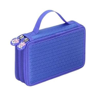 Imagem de Estojo De Lápis De Grande Capacidade Com 32/48/72 Furos, Bolsa Multifu
