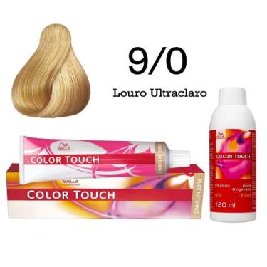 Imagem de Tonalizante Color Touch 9.0 Louro Ultraclaro Emulsão Ox  Wella Profess