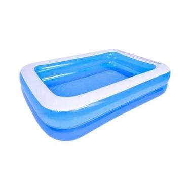 Imagem de Piscina Retangular Grande Para Crianças 2/2.6M Inflável Brinquedo De V
