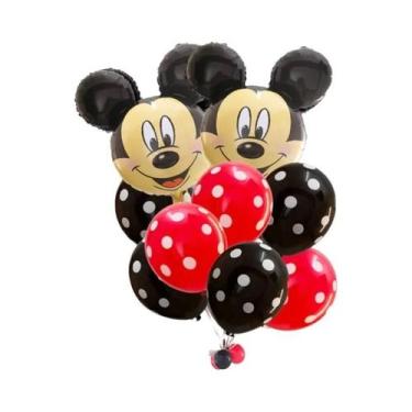 Imagem de Balões De Festa Disney Mickey Minnie Mouse, 12 Peças, Decorações De An