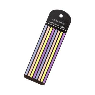 Imagem de Fitas Adesivas Coloridas Longas Para Anotações E Memória De Notas - NO