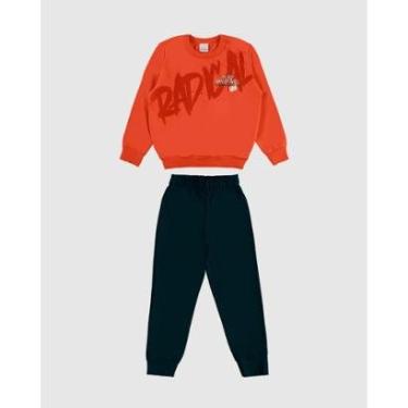 Imagem de Conjunto Moletom Flanelado Menino Malwee Kids Ref. 0126475-Masculino