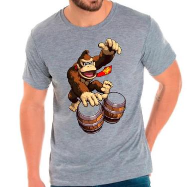 Imagem de Camiseta donkey kong jogos games camisa masculina lançamento 01 - DESI