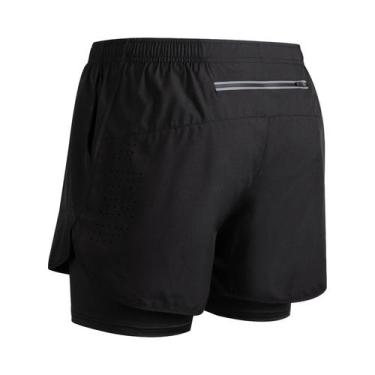 Imagem de Shorts Masculinos De Corrida E Academia De Secagem Rápida E Leves Com 