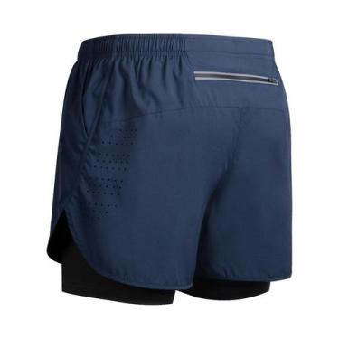 Imagem de Shorts Masculinos De Corrida E Academia De Secagem Rápida E Leves Com 