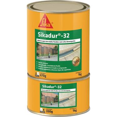 Imagem de Adesivo Bicomponente Sikadur 32, 1,0 Kg, Sika