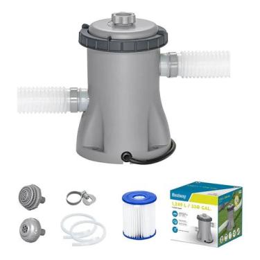 Imagem de Filtro para Piscina 110v Força de 1249 L/hora até 6.473 Litros Bestway