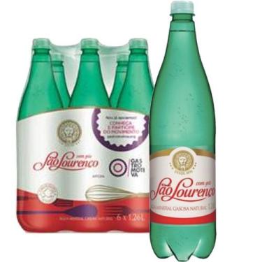Imagem de Água Mineral C/ Gás Pet SÃO LOURENÇO 1,26L (6 unidades)