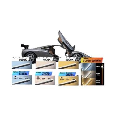 Imagem de Luminária LED Hexagonal Regulável Para Garagem Com Mudança De Cor 3000