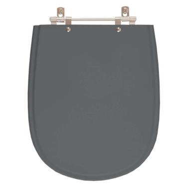 Imagem de Assento Sanitário Paris Cinza Quartzo (cinza Escuro) Para Vaso Ideal Standard