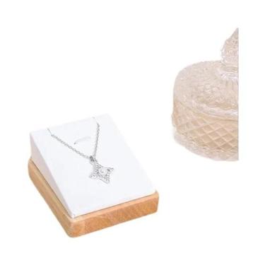 Imagem de Suporte Expositor De Colares E Pingentes De Bambu, Organizador De Joia