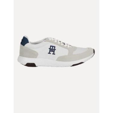Imagem de Tênis Tommy Hilfiger Masculino Runner 1C2 Monogram Branco-Masculino