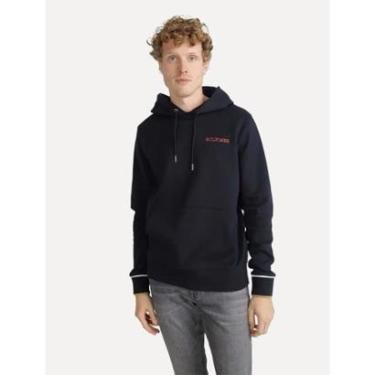 Imagem de Moletom Tommy Hilfiger Masculino Hoody Brand Love Azul Marinho-Masculino