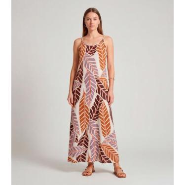 Imagem de Vestido Midi Com Alças Finas Infinita Cor Rosa, M, Rosa